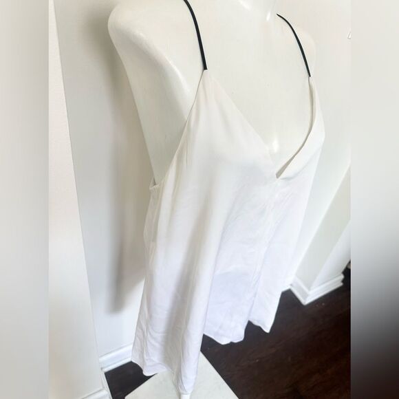 Milly White Silk Tunic Style Blouse L - Picture 1 of 6